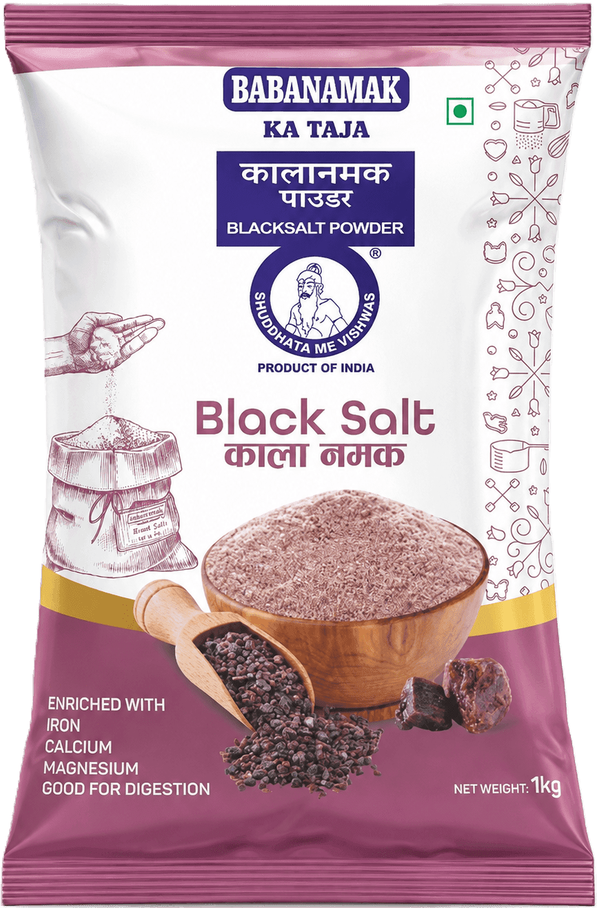 Black Salt manufactured and supplied by BABANAMAK